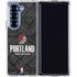 NBA Portland Trail Blazers Dark Rust Galaxy Z Fold6 Clear Case