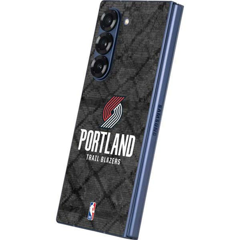 NBA Portland Trail Blazers Dark Rust Galaxy Z Fold6 Skin