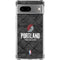 NBA Portland Trail Blazers Dark Rust Google Pixel 8a Clear Case