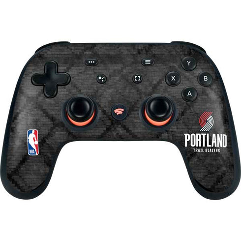 NBA Portland Trail Blazers Dark Rust Google Stadia Controller Skin