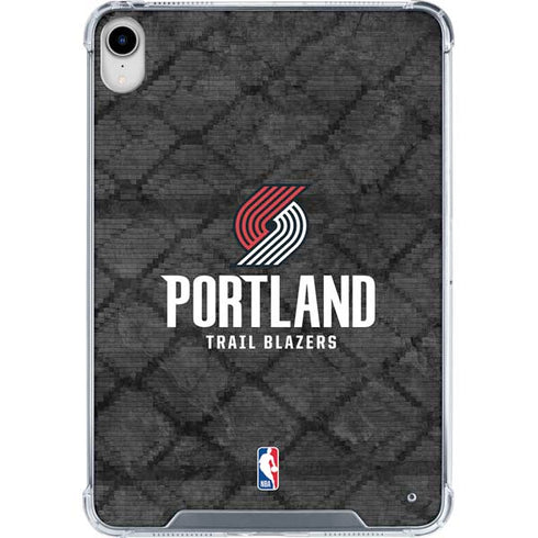 NBA Portland Trail Blazers Dark Rust iPad 11th Gen (2025) Clear Case