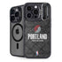NBA Portland Trail Blazers Dark Rust iPhone 14 Pro Max Kickstand Case