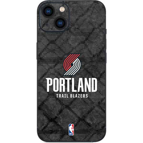 NBA Portland Trail Blazers Dark Rust iPhone Skins