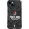 NBA Portland Trail Blazers Dark Rust iPhone 15 Impact Case