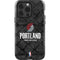 NBA Portland Trail Blazers Dark Rust iPhone 15 Pro Impact Case