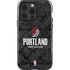 NBA Portland Trail Blazers Dark Rust iPhone 15 Pro Impact Case