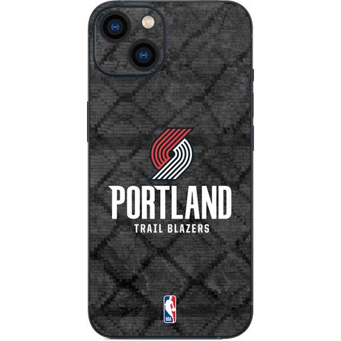 NBA Portland Trail Blazers Dark Rust iPhone 15 Skin