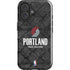 NBA Portland Trail Blazers Dark Rust iPhone 16 Impact Case