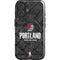 NBA Portland Trail Blazers Dark Rust iPhone 16 Magsafe Impact Case