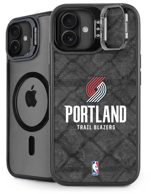 NBA Portland Trail Blazers Dark Rust iPhone 16 Plus Kickstand Case