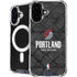 NBA Portland Trail Blazers Dark Rust iPhone 16 Plus MagSafe Case