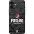 NBA Portland Trail Blazers Dark Rust iPhone 16 Plus Skin
