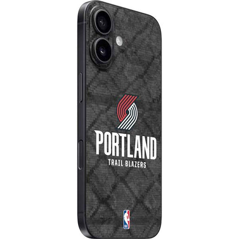 NBA Portland Trail Blazers Dark Rust iPhone 16 Plus Skin