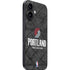 NBA Portland Trail Blazers Dark Rust iPhone 16 Plus Skin