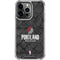 NBA Portland Trail Blazers Dark Rust iPhone 16 Pro Clear Case