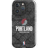 NBA Portland Trail Blazers Dark Rust iPhone 16 Pro Impact Case