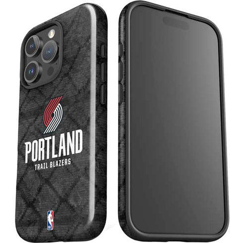 NBA Portland Trail Blazers Dark Rust iPhone 16 Pro Impact Case