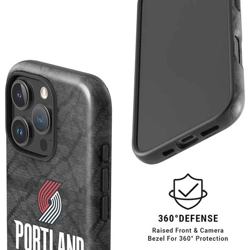 NBA Portland Trail Blazers Dark Rust iPhone 16 Pro Magsafe Impact Case