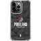 NBA Portland Trail Blazers Dark Rust iPhone 16 Pro Max Clear Case