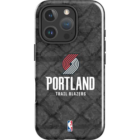 NBA Portland Trail Blazers Dark Rust iPhone 16 Pro Max Impact Case