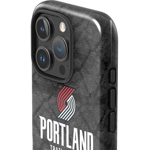 NBA Portland Trail Blazers Dark Rust iPhone 16 Pro Max Impact Case