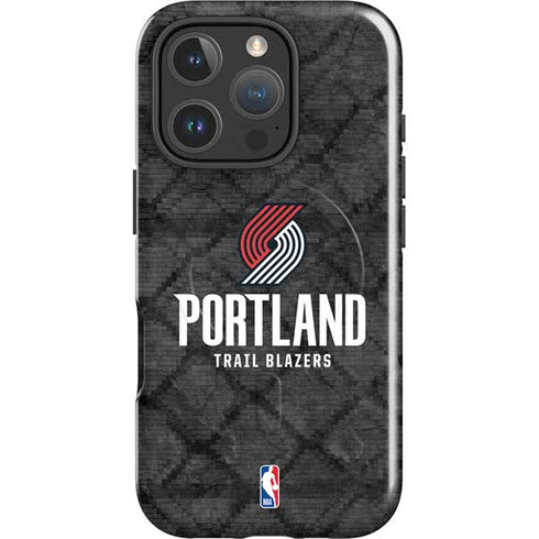 NBA Portland Trail Blazers Dark Rust iPhone 16 Pro Max Magsafe Impact Case
