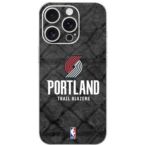 NBA Portland Trail Blazers Dark Rust iPhone 16 Pro Skin