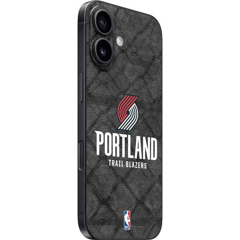 NBA Portland Trail Blazers Dark Rust iPhone 16 Skin