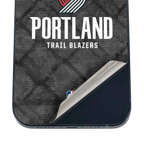 NBA Portland Trail Blazers Dark Rust iPhone 16 Skin