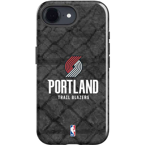 NBA Portland Trail Blazers Dark Rust iPhone 16e Impact Case