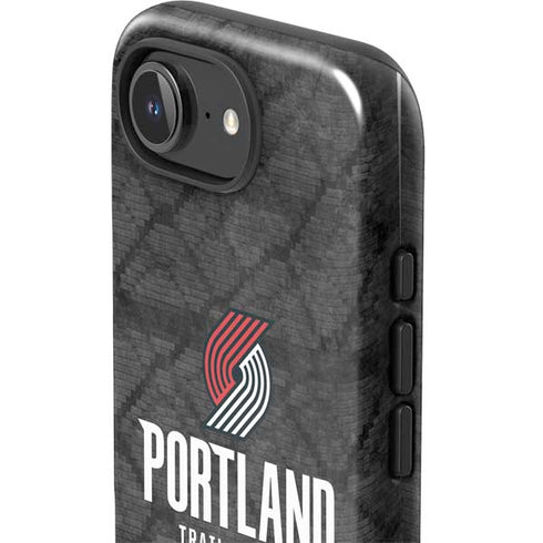 NBA Portland Trail Blazers Dark Rust iPhone 16e Impact Case