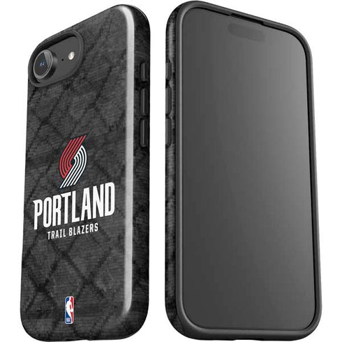 NBA Portland Trail Blazers Dark Rust iPhone 16e Impact Case