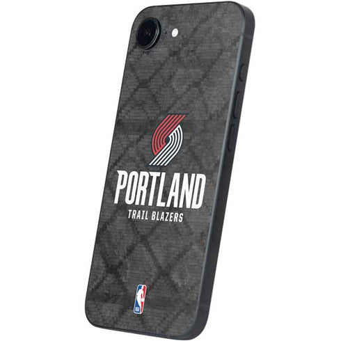 NBA Portland Trail Blazers Dark Rust iPhone 16e Skin