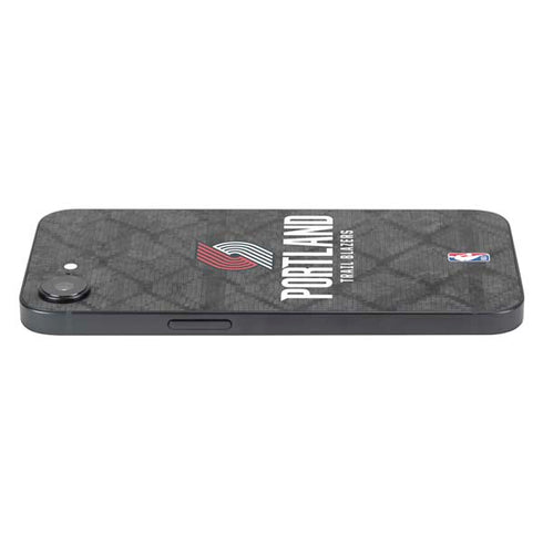 NBA Portland Trail Blazers Dark Rust iPhone 16e Skin
