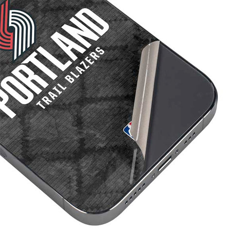 NBA Portland Trail Blazers Dark Rust iPhone 16e Skin