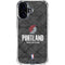 NBA Portland Trail Blazers Dark Rust iPhone 17 Clear Case
