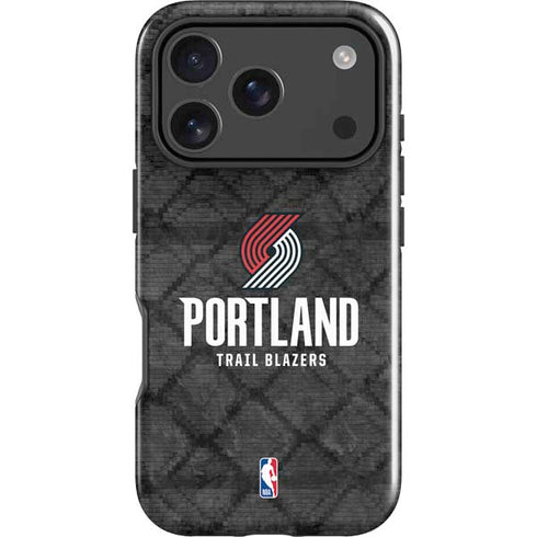 NBA Portland Trail Blazers Dark Rust iPhone 18 Pro Impact Case
