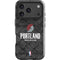 NBA Portland Trail Blazers Dark Rust iPhone 18 Pro Impact Case