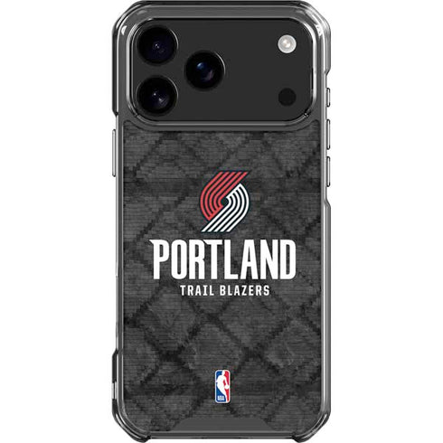 NBA Portland Trail Blazers Dark Rust iPhone 18 Pro Max Clear Case