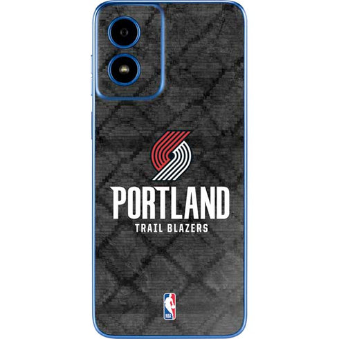 NBA Portland Trail Blazers Dark Rust Moto G Play 4G (2024) Skin