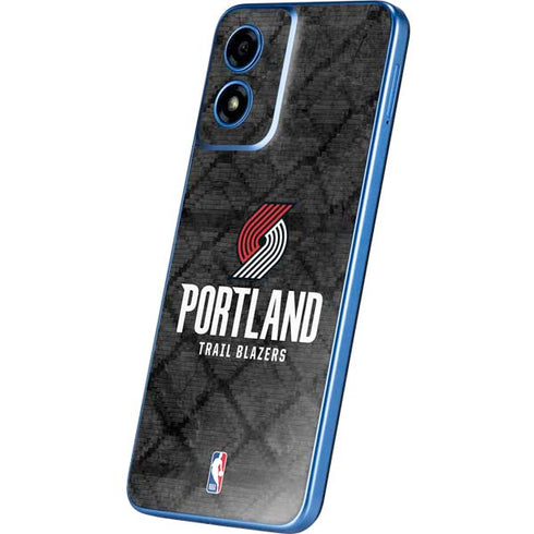 NBA Portland Trail Blazers Dark Rust Moto G Play 4G (2024) Skin
