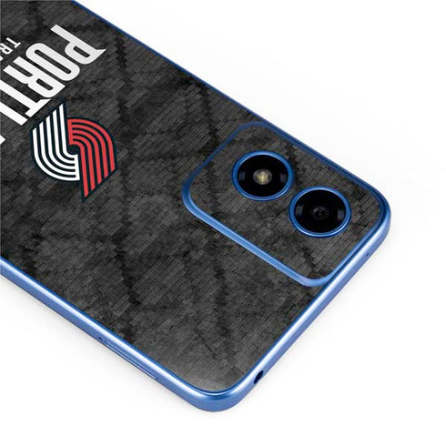 NBA Portland Trail Blazers Dark Rust Moto G Play 4G (2024) Skin