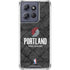 NBA Portland Trail Blazers Dark Rust Moto G Play 5G (2025) Clear Case
