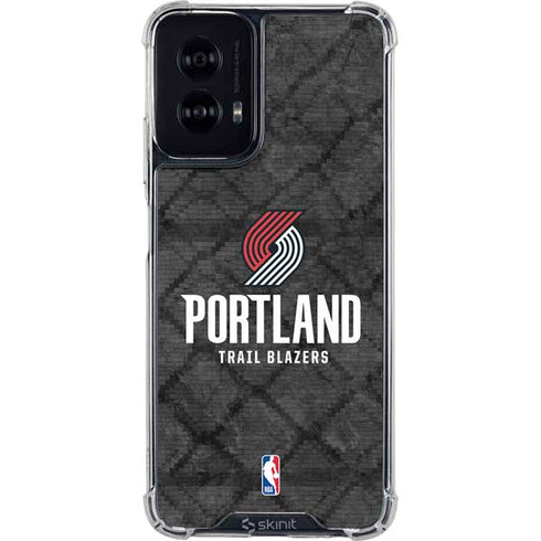 NBA Portland Trail Blazers Dark Rust Moto G Power 5G (2024) Clear Case