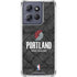 NBA Portland Trail Blazers Dark Rust Moto G Power 5G (2025) Clear Case