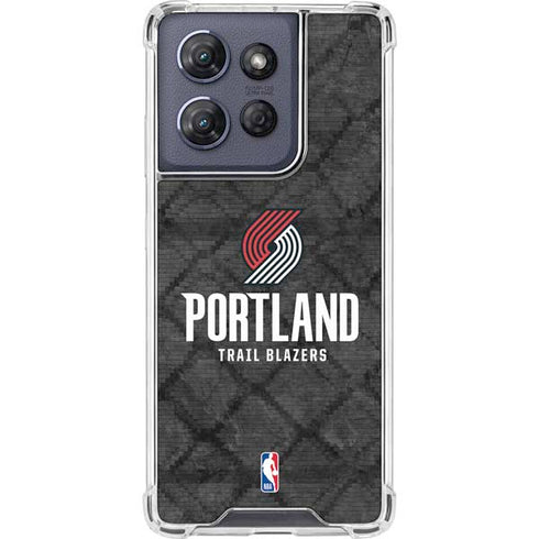NBA Portland Trail Blazers Dark Rust Moto G Stylus 5G (2025) Clear Case