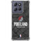 NBA Portland Trail Blazers Dark Rust Moto G Stylus 5G (2025) Clear Case