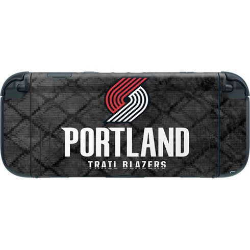 NBA Portland Trail Blazers Dark Rust Nintendo Switch 2 (2025) with Joy-Con Skin