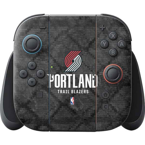 NBA Portland Trail Blazers Dark Rust Nintendo Skins