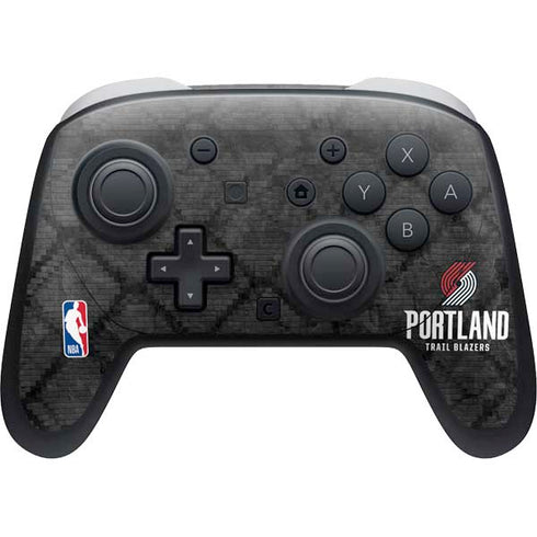 NBA Portland Trail Blazers Dark Rust Nintendo Switch 2 (2025) Pro Controller Skin